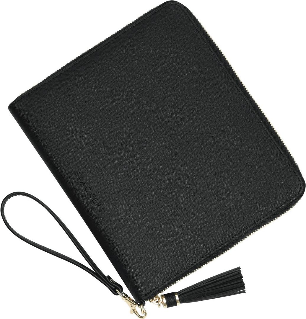 Kopertówka na dokumenty i telefon Stackers czarna