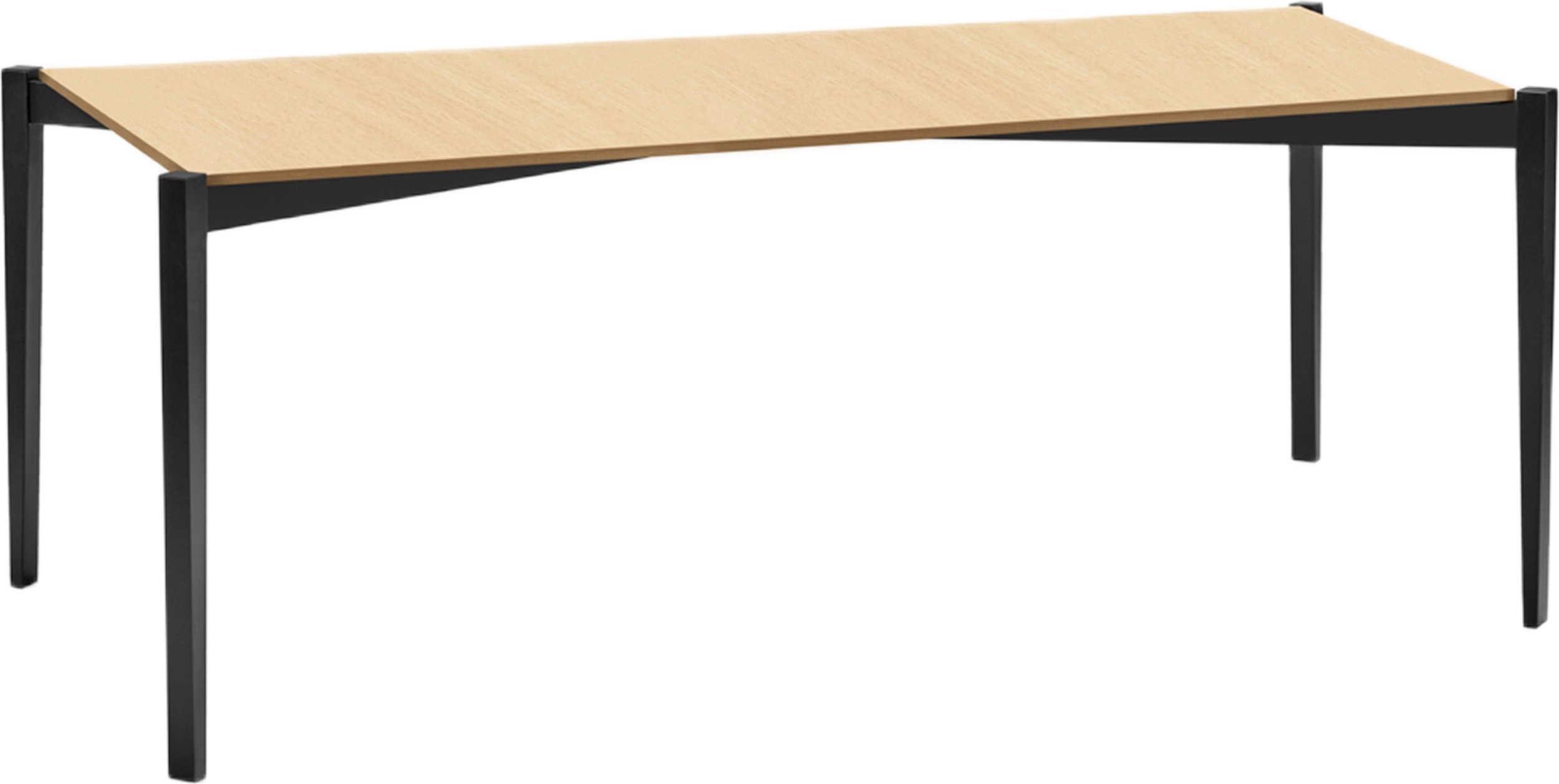 Stół Elois 194 x 97 cm drewno bukowe i dębowe