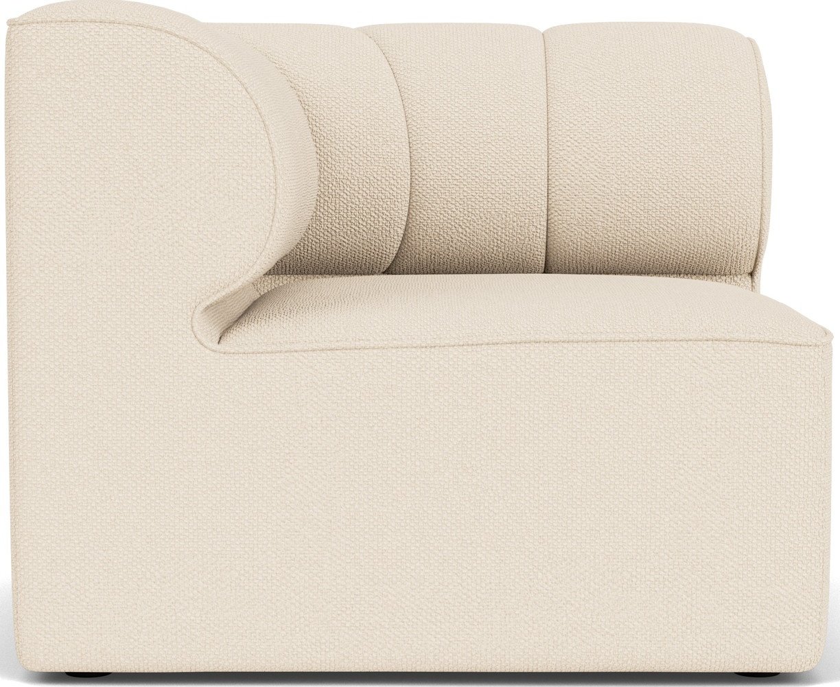 Narożnik lewostronny sofy modułowej Eave Seamline 86 x 86 cm kremowy