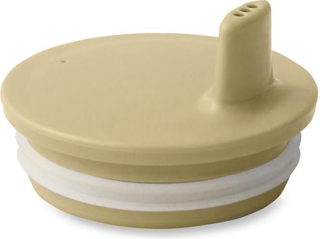 Ustnik Design Letters beżowy do kubków melaminowych A-Z