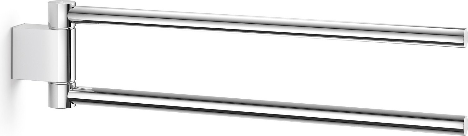 Reling na ręczniki ruchomy podwójny Atore polerowany