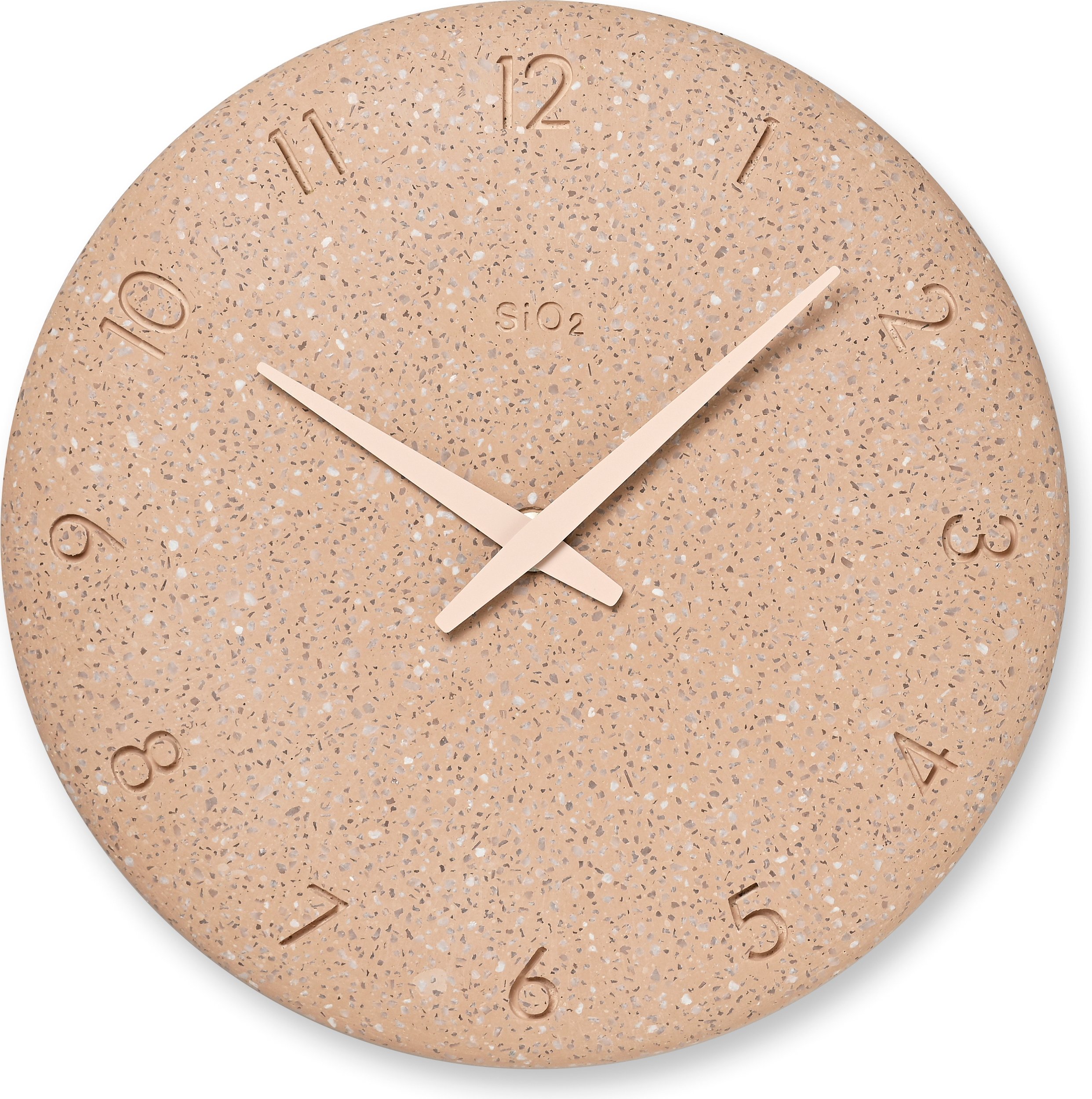 Zegar ścienny SiO2 różowy