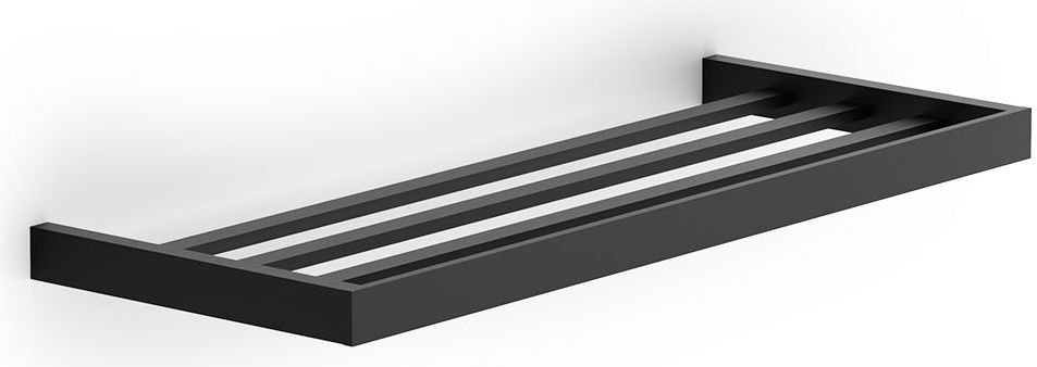 Wieszak reling na ręczniki Contract poczwórny 60 cm czarny mat