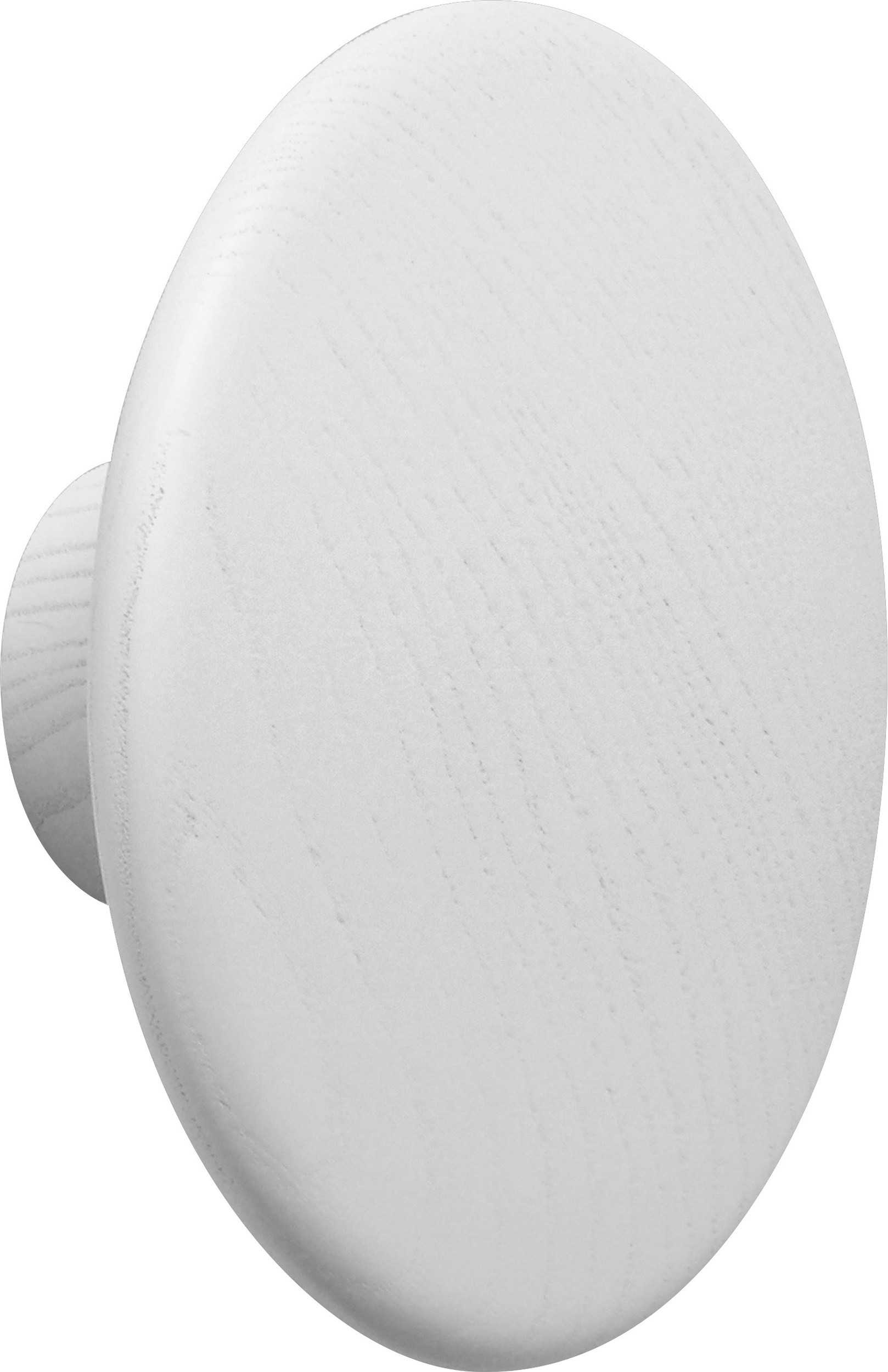 Haczyk ścienny Dots Wood 17 cm biały