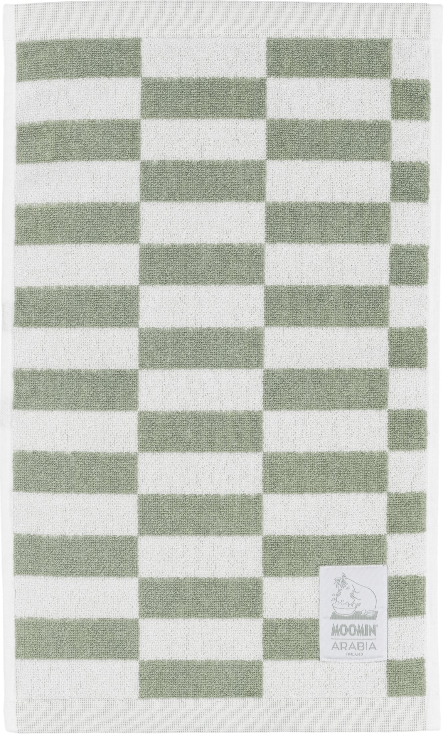 Ręcznik Arabia Finland Checks Muminki 30 x 50 cm zielony