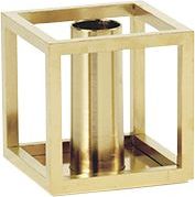 Świecznik Kubus 1 mosiądz