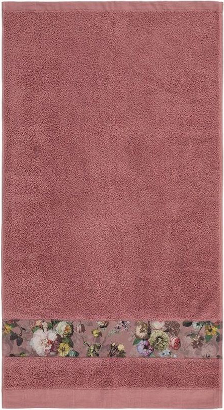 Ręcznik Fleur 70 x 140 cm ciemnoróżowy