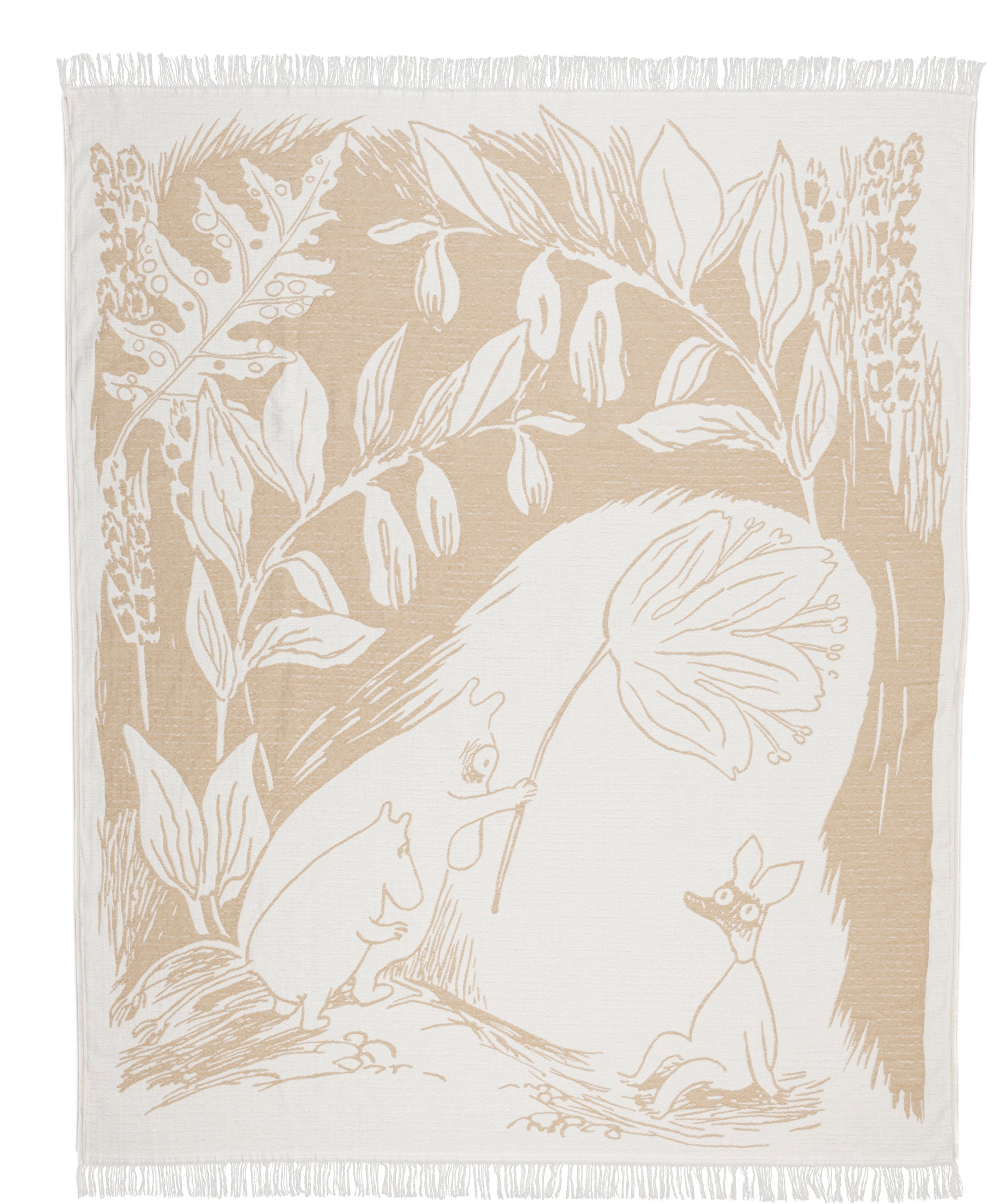 Koc Arabia Finland Muminki 130 x 170 cm beżowy