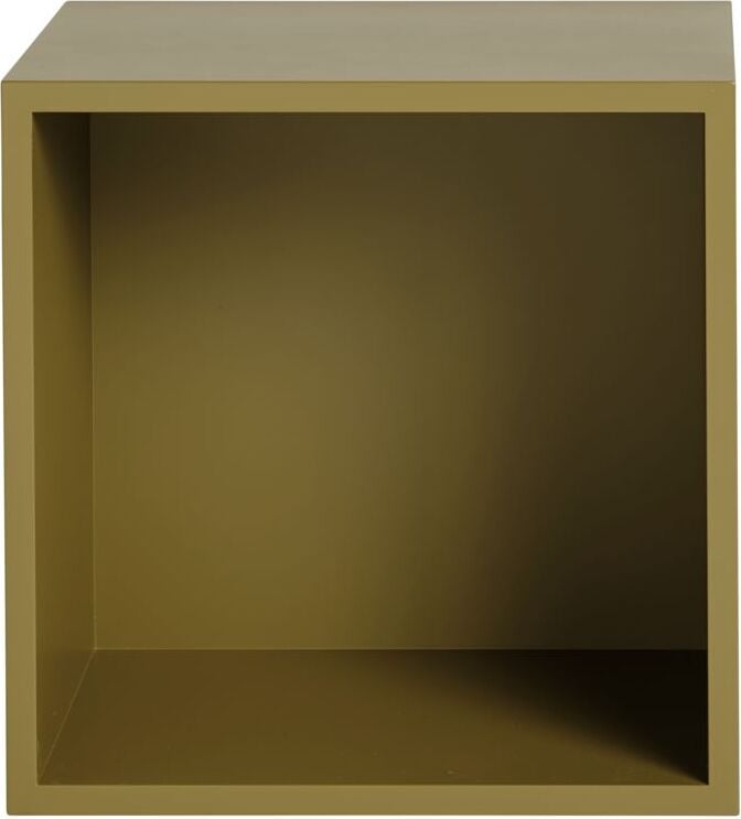 Półka modułowa Stacked M brązowozielona