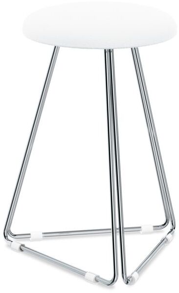 Stołek Basic biały mat