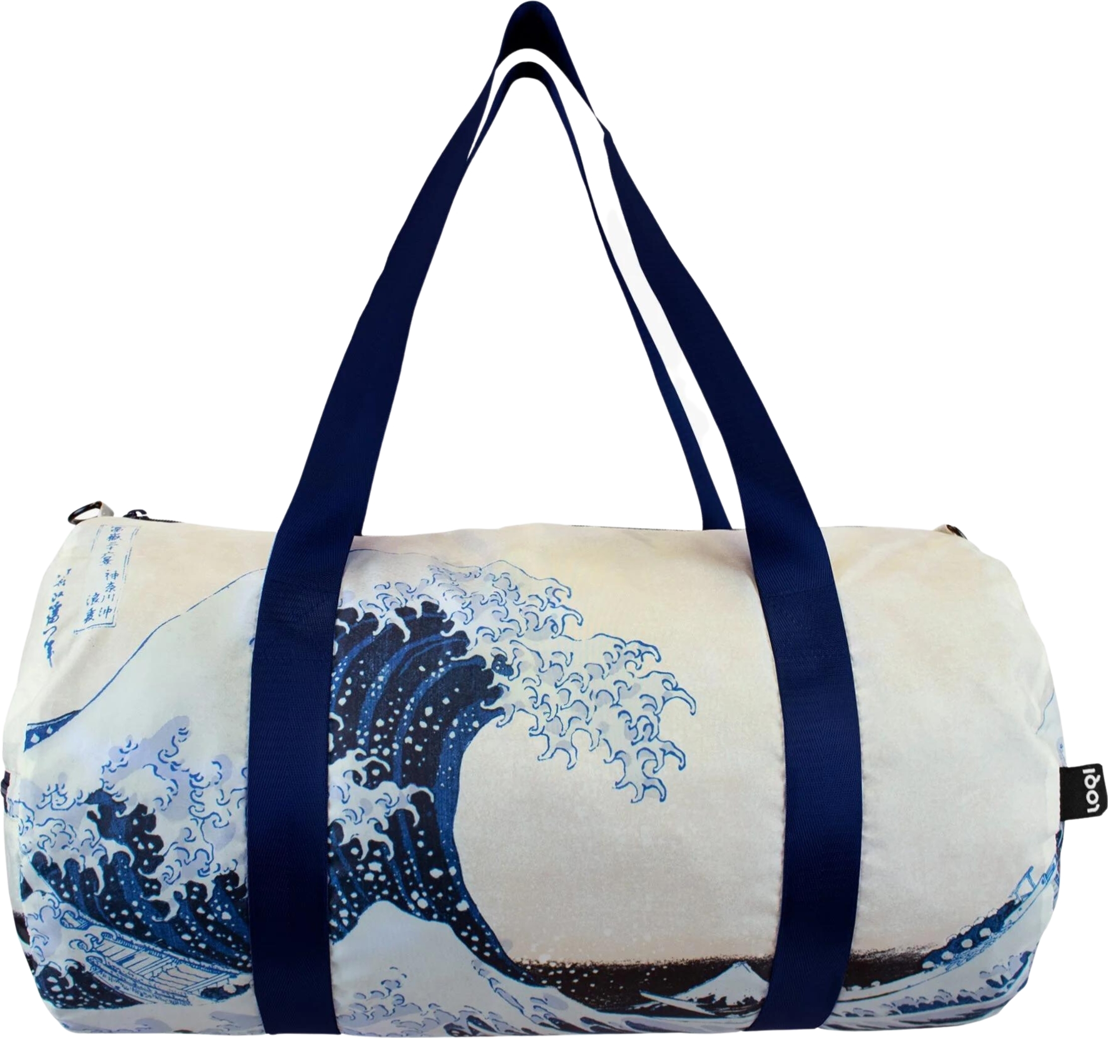 Torba LOQI Weekender Museum Katsushika Hokusai Wielka fala w Kanagawie z recyklingu
