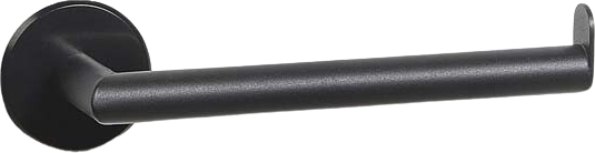 Uchwyt na papier toaletowy Sten czarny ścienny