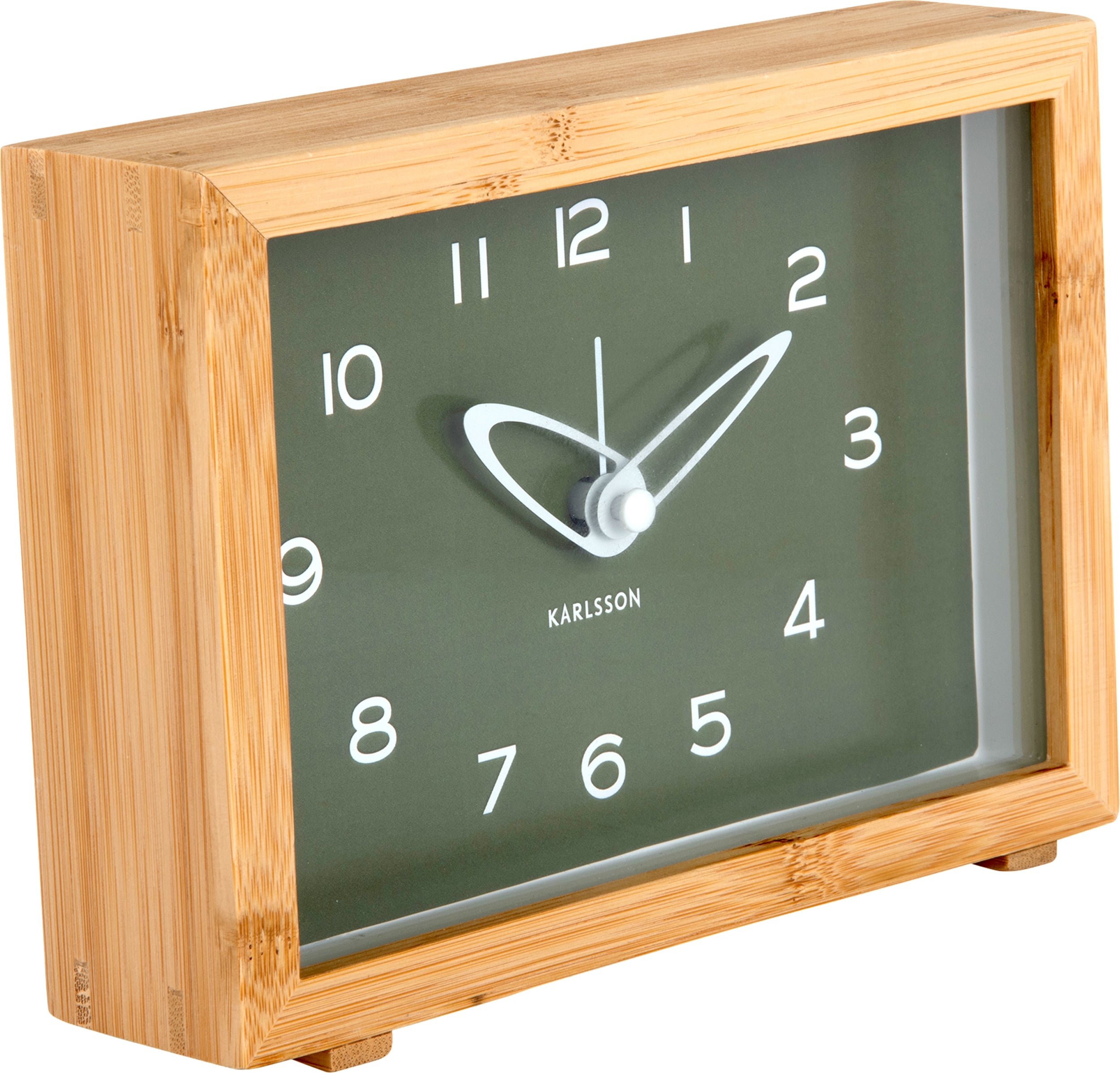 Budzik Tipico ciemnozielony