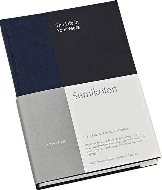 Notes Cutting Edge 5-Year Journal DE A5 ciemnogranatowy