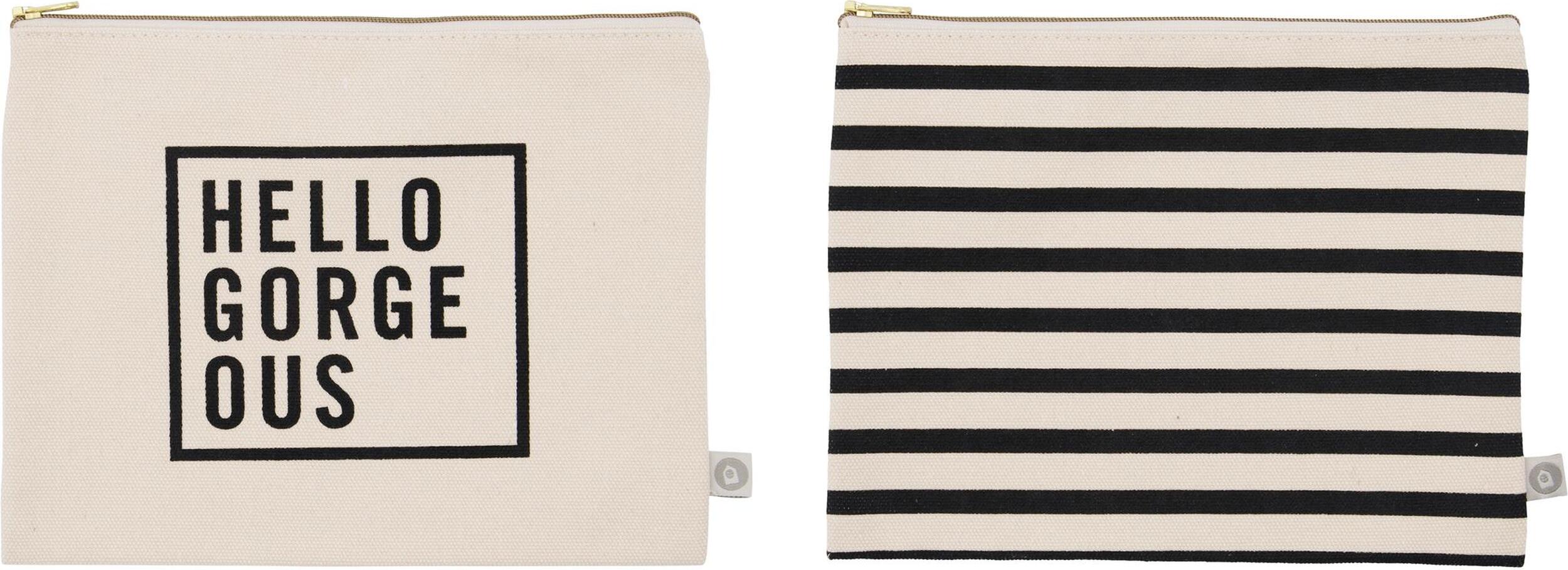 Saszetki Canva biało-czarne 2 szt.