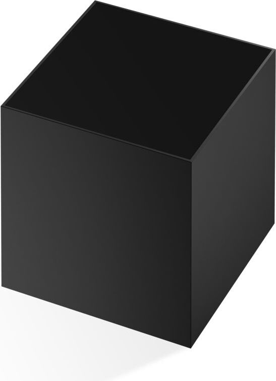 Pojemnik łazienkowy Century 13 x 13 cm czarny mat