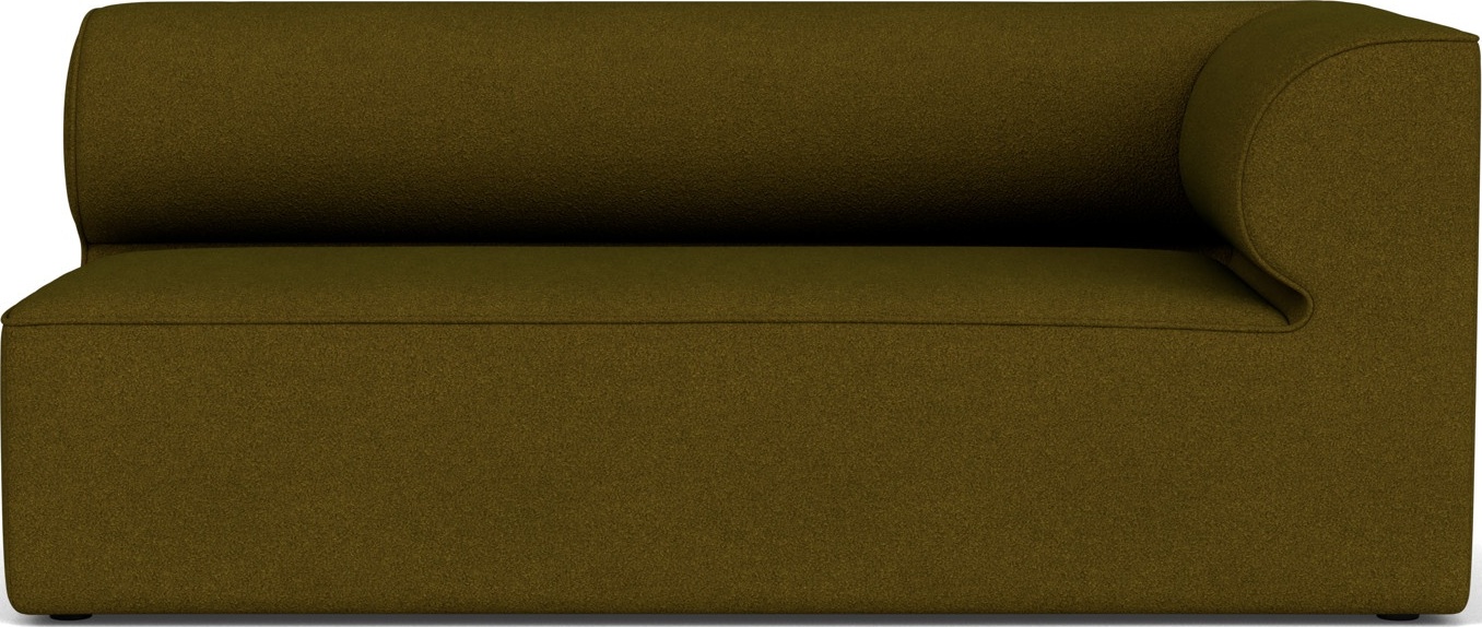 Narożnik lewostronny sofy modułowej Eave 86 x 172 cm ciemnozielony