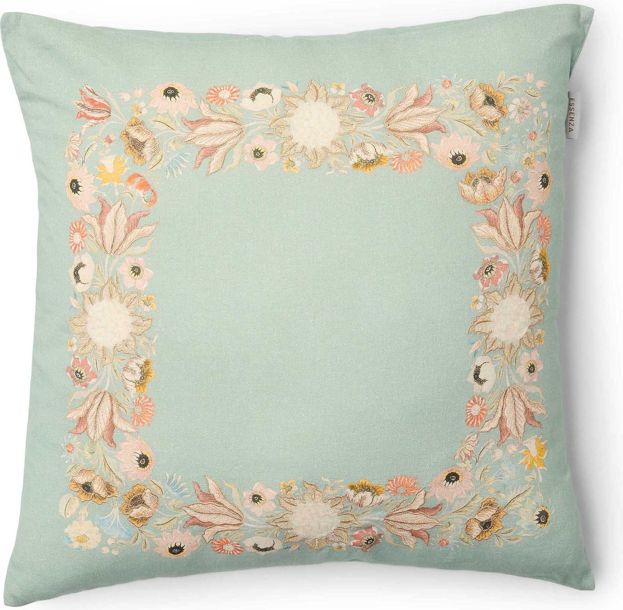 Poduszka dekoracyjna Veroniq 50 x 50 cm jasnozielona