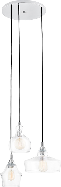 Lampa wisząca Longis 3 chrom