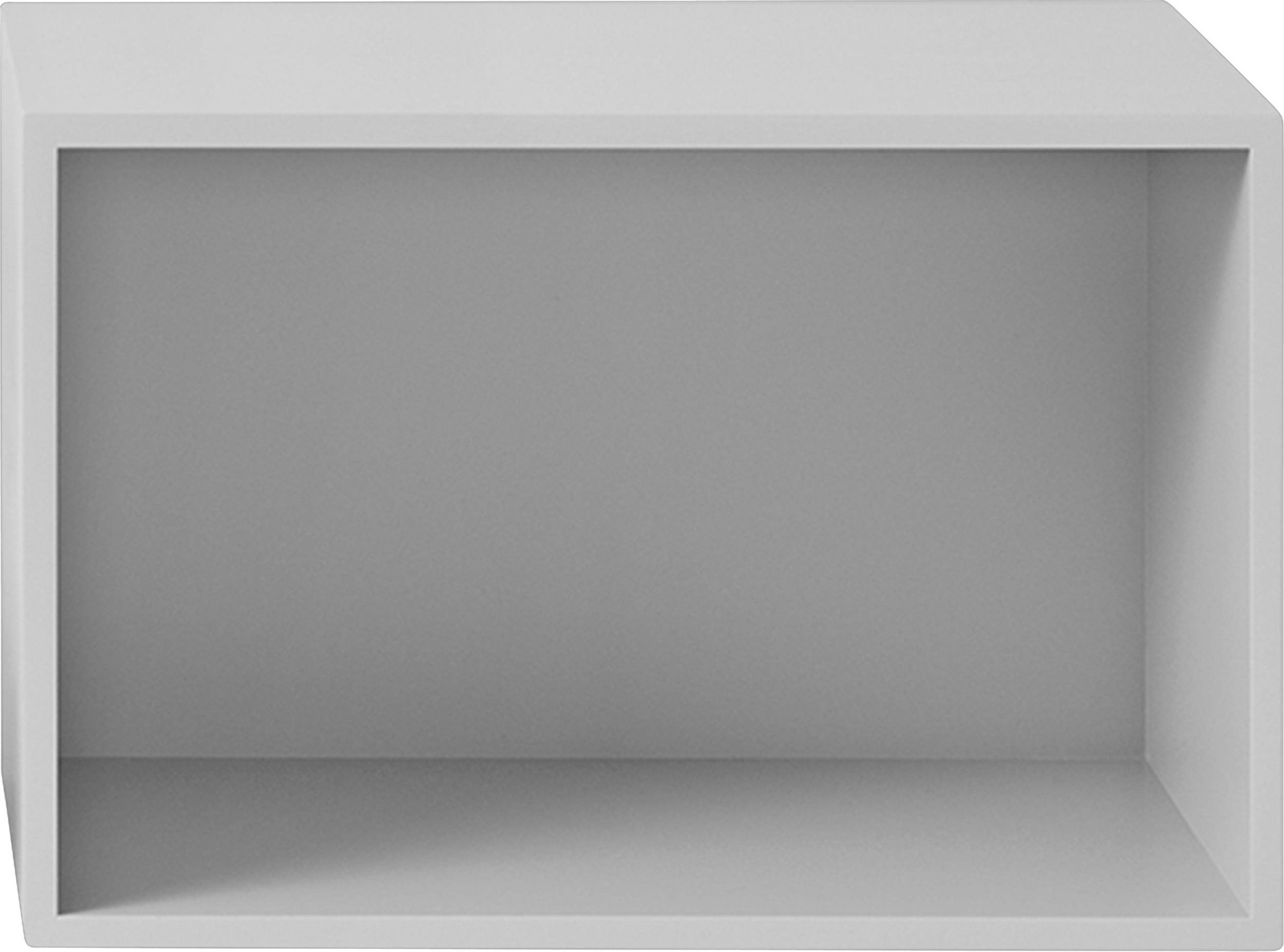 Półka modułowa Stacked L jasnoszara