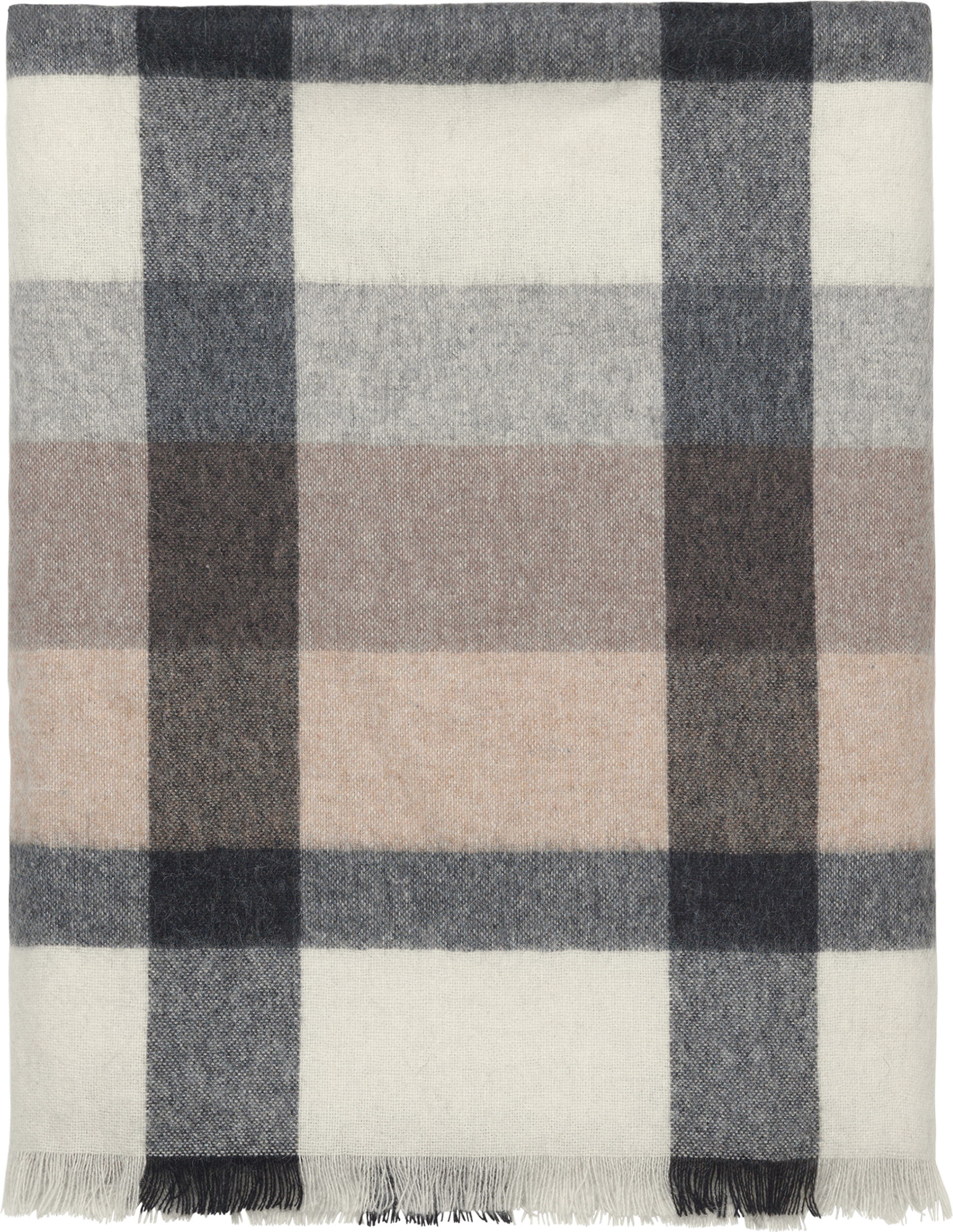 Koc Intersection 130 x 190 cm szaro-beżowy