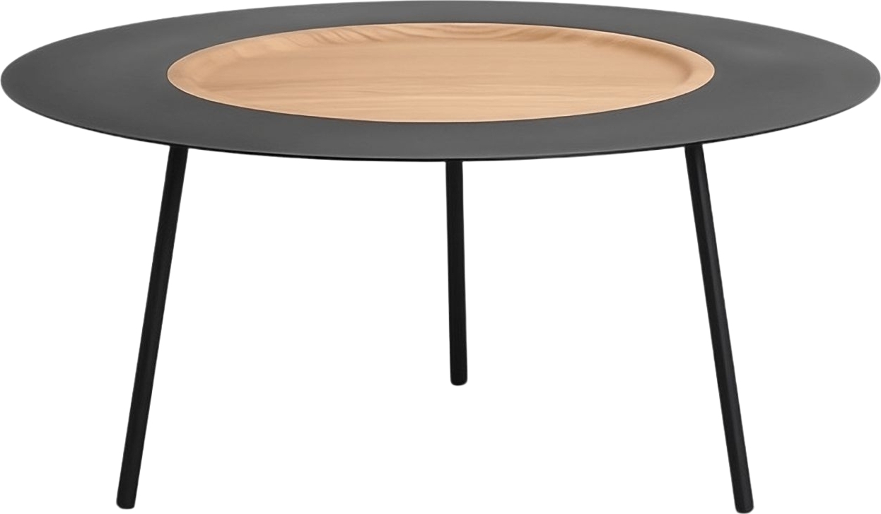 Stolik kawowy Woodplate duży naturalny