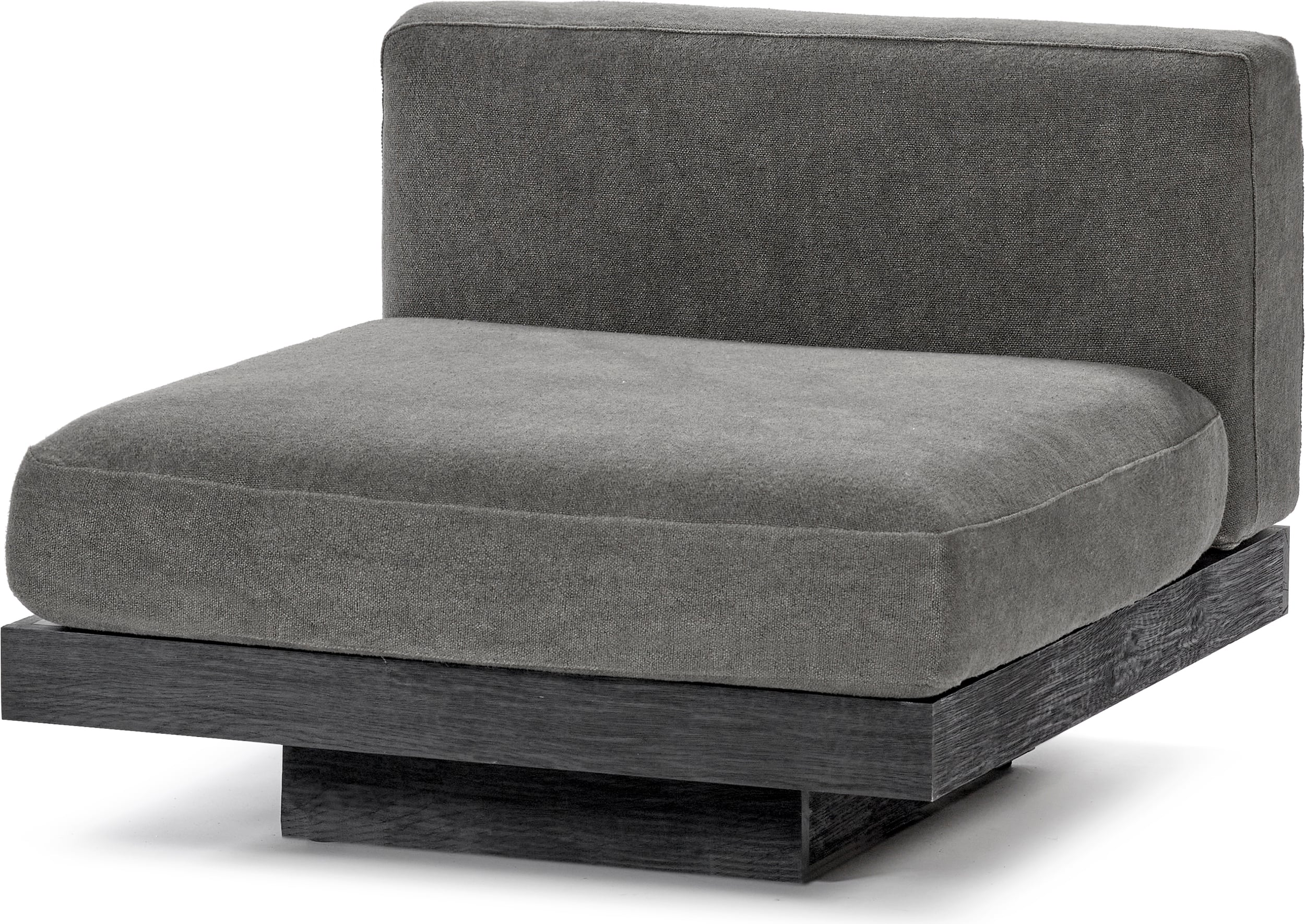 Sofa jednoosobowa Rudolph 93 cm ciemnoszara