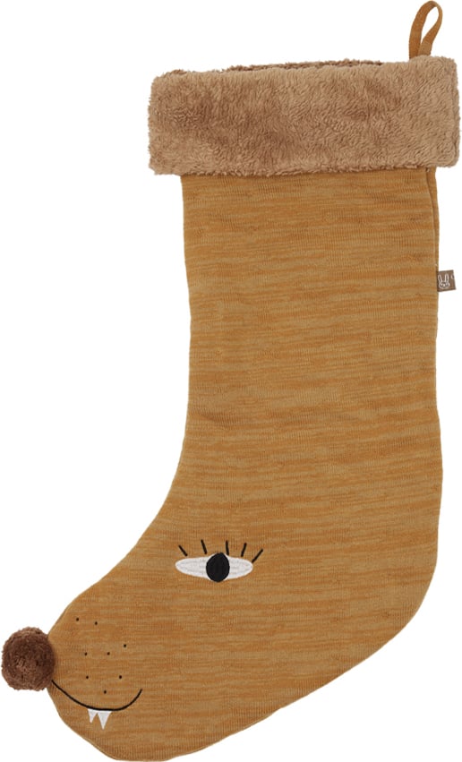 Dekoracja świąteczna Lion skarpeta