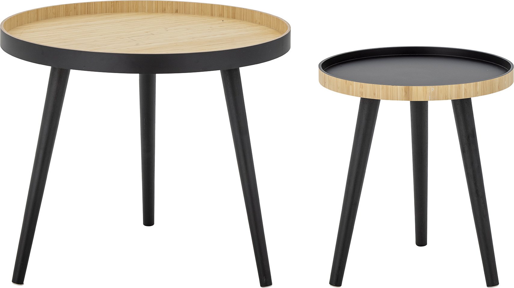 Stoliki kawowe Cappuccino czarne 2 szt.