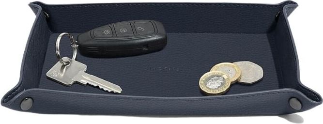 Podstawka na drobiazgi Stackers Pebble Travel prostokątna granatowa