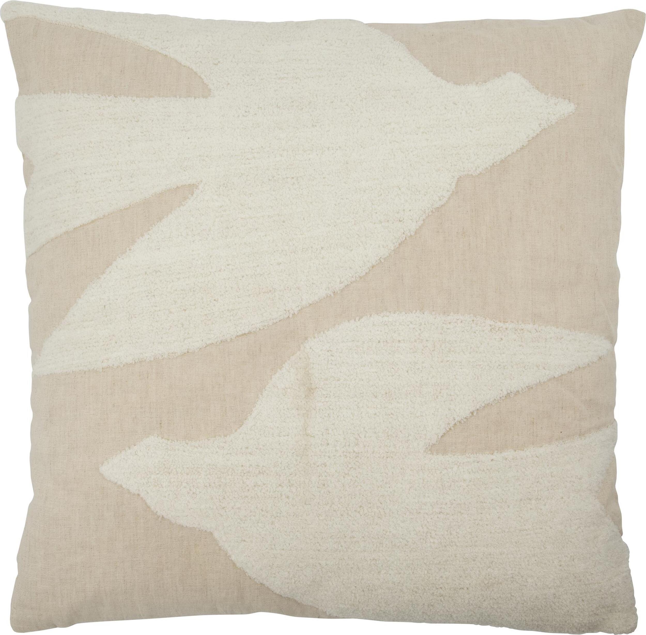 Poszewka dekoracyjna Fly 50 x 50 cm beżowo-biała