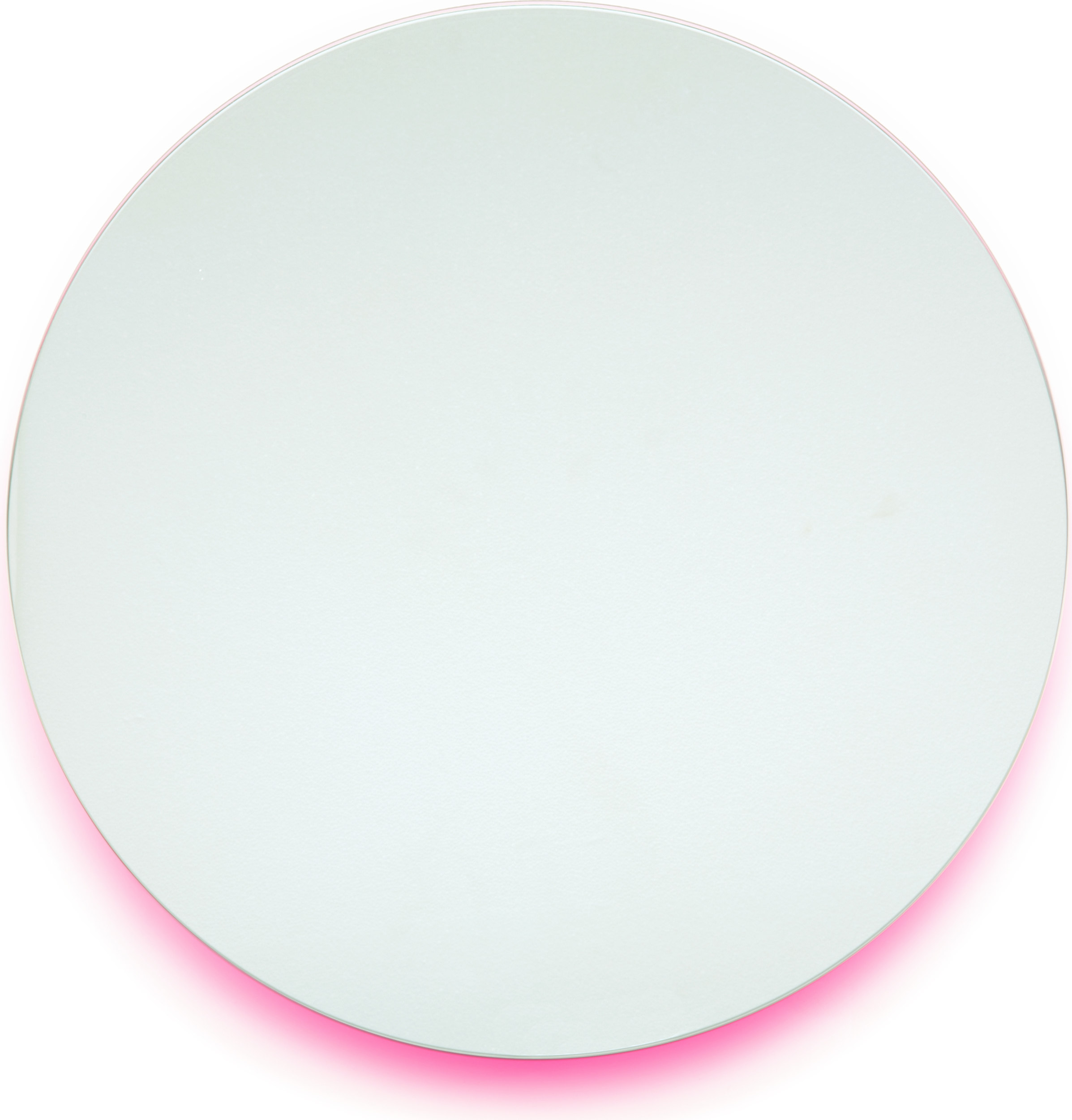 Lustro ścienne Moonlight 45 cm różowe