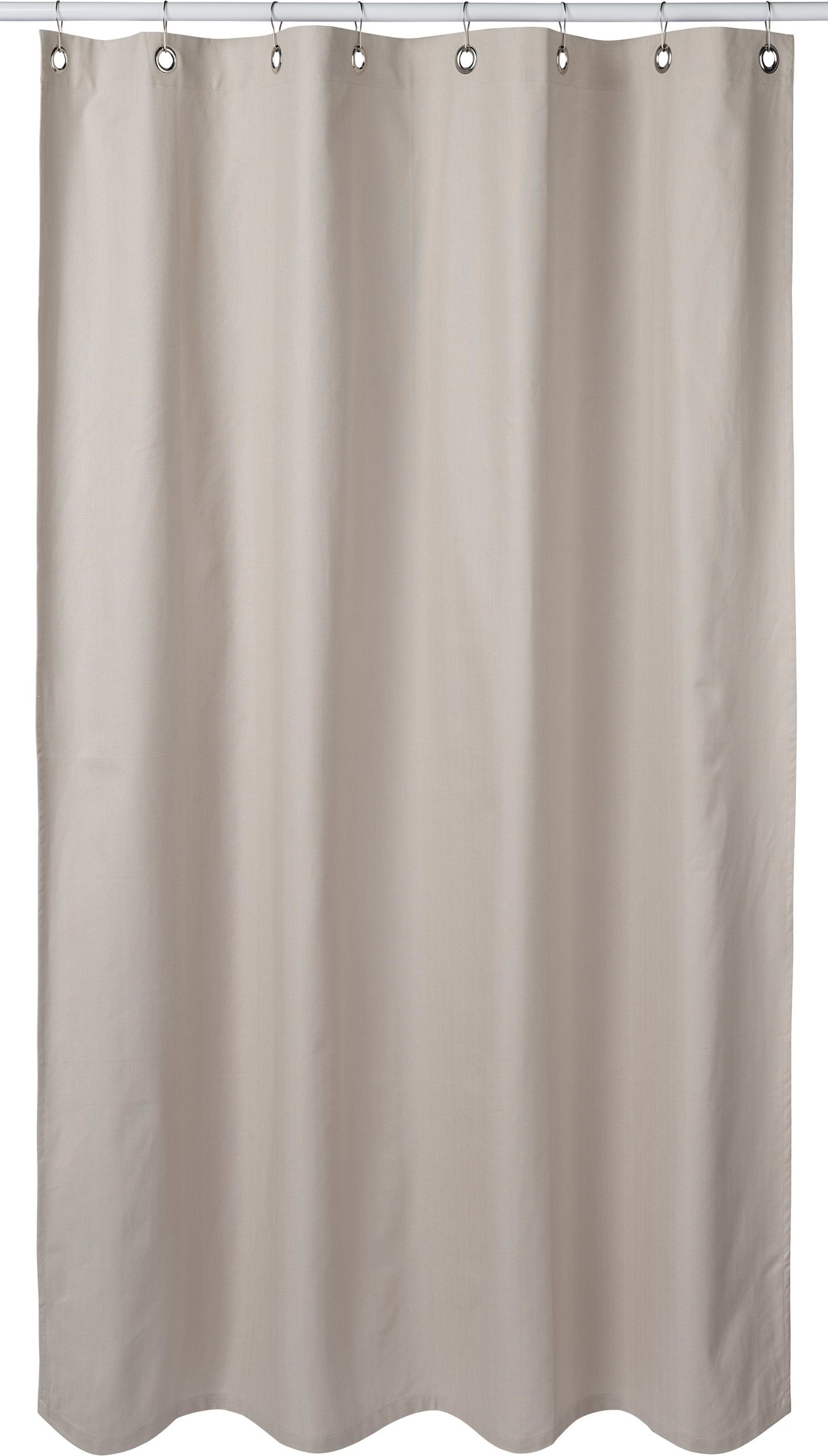 Zasłona prysznicowa Humdakin 150 x 200 cm beżowa