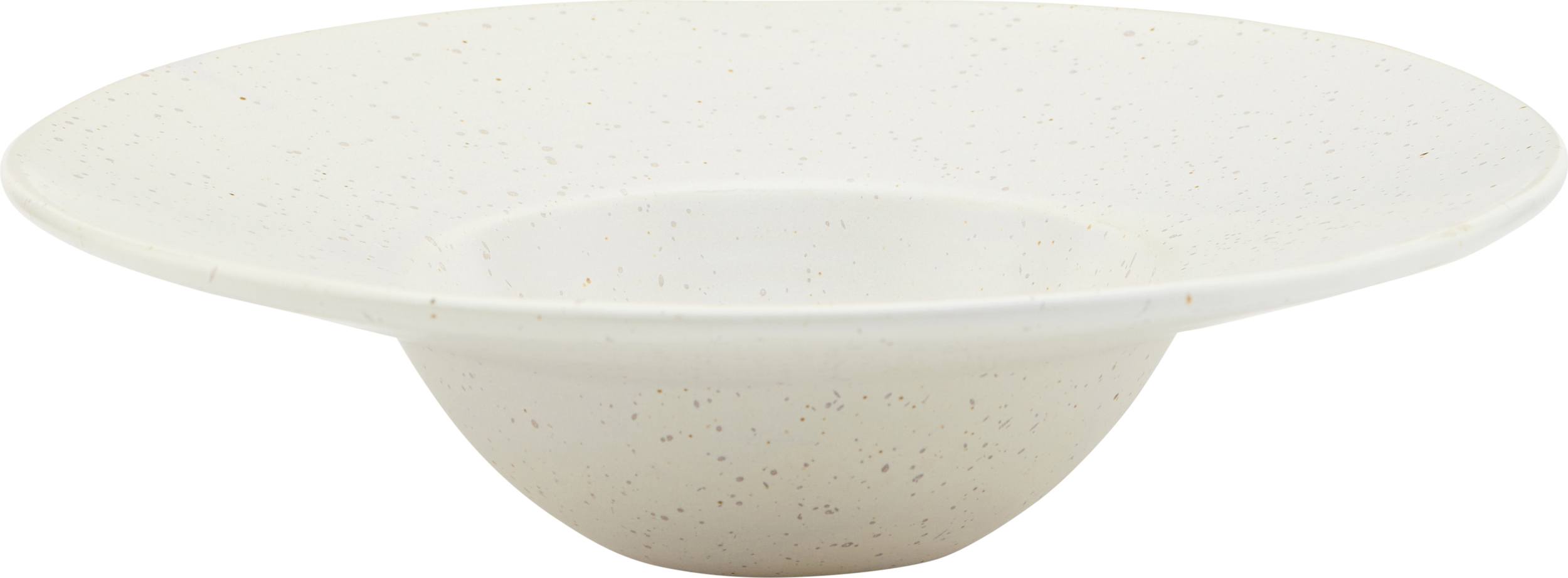 Talerz do makaronu Pion szaro-biały