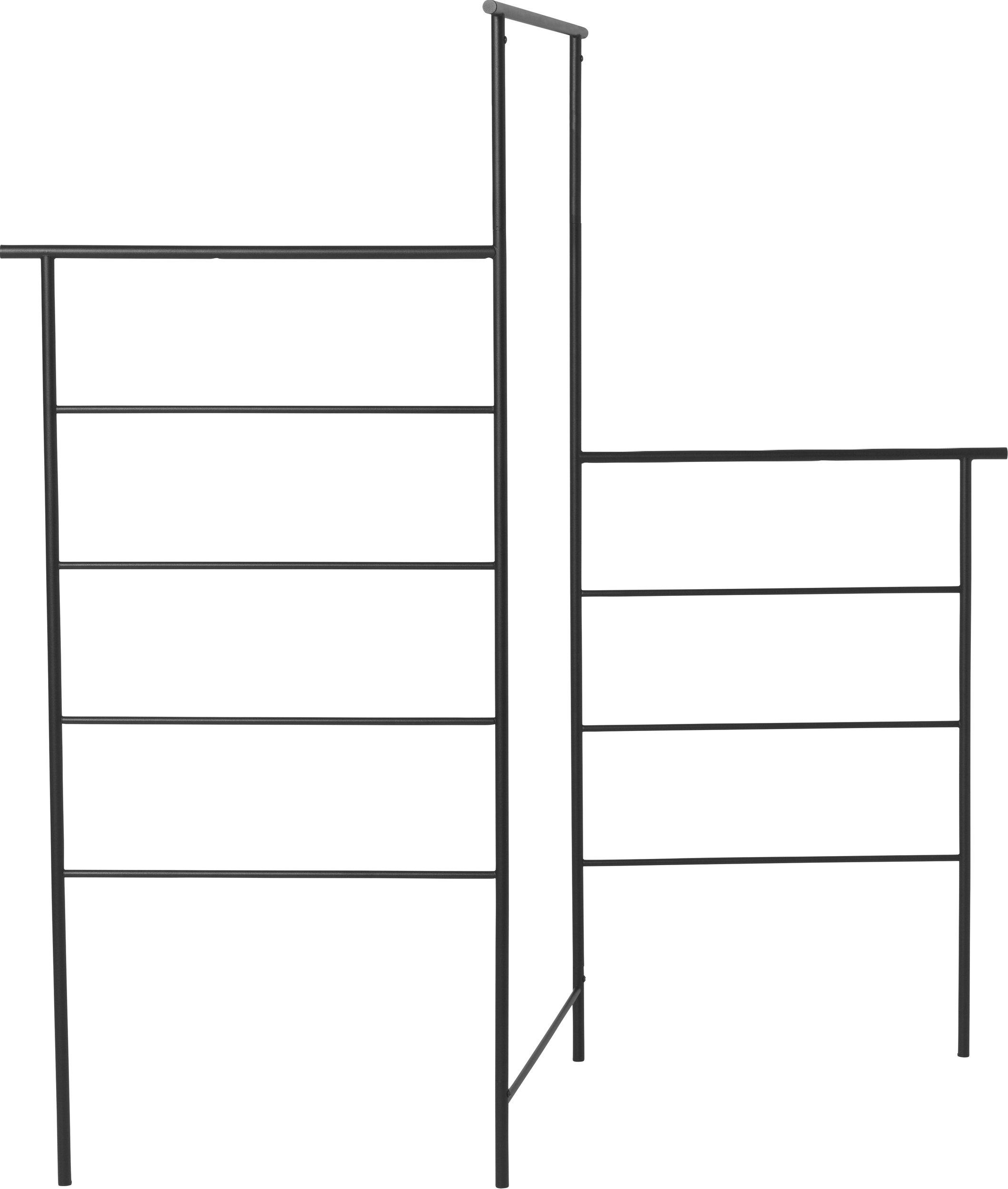 Wieszak stojący Dora czarny