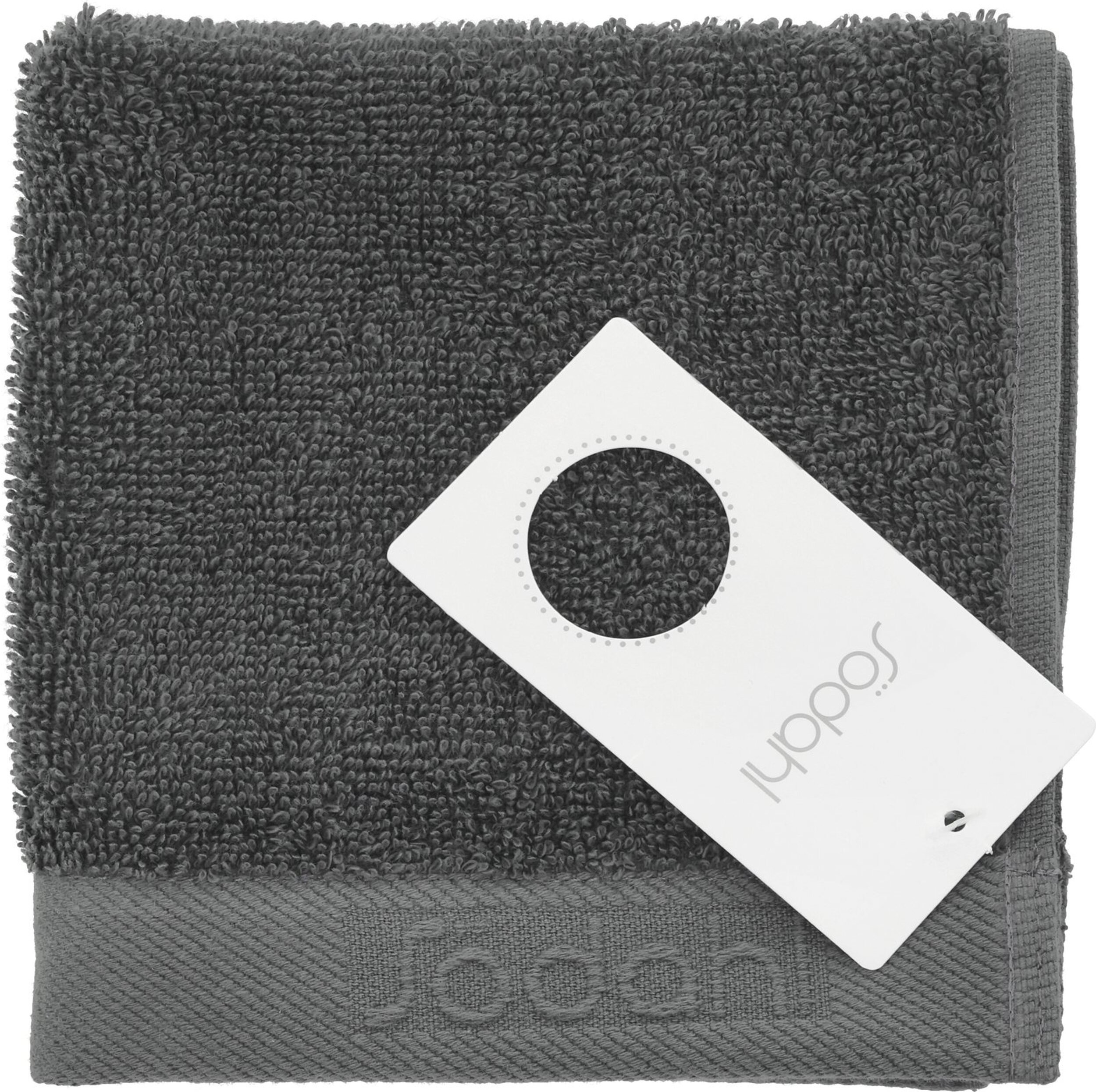 Ręcznik do twarzy Comfort Organic II 30 x 30 cm antracytowy