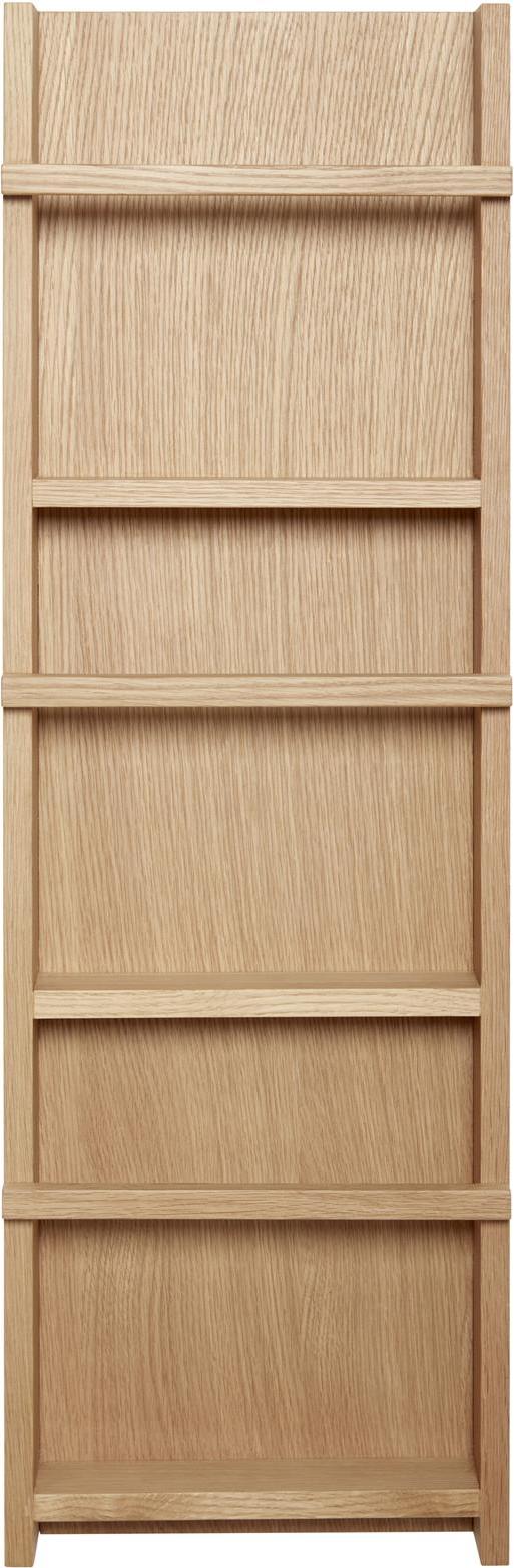 Półka na czasopisma Hübsch pionowa z drewna dębowego