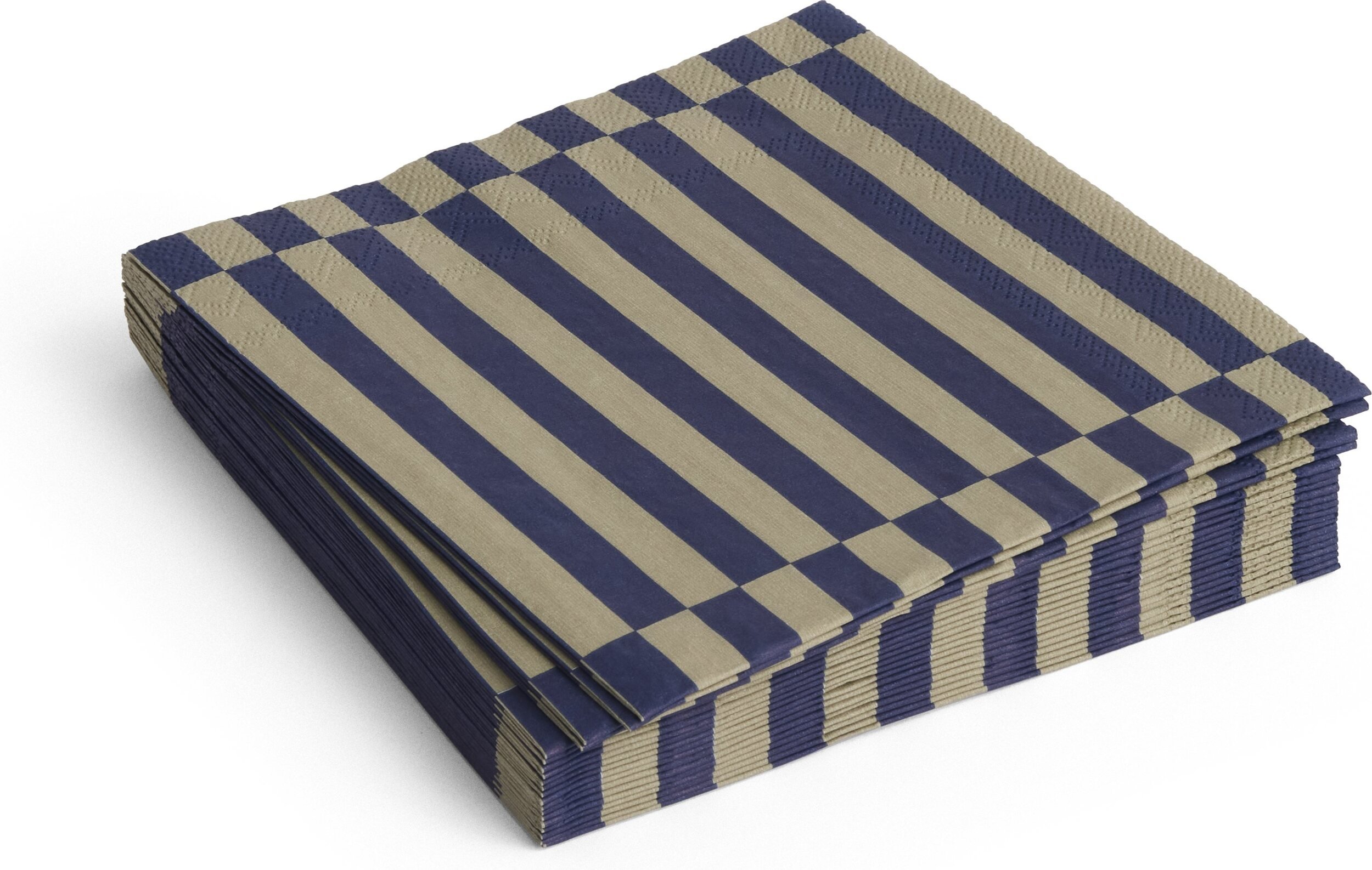 Serwetki papierowe Hay Pattern 33 x 33 cm piaskowo-granatowe paski 20 szt.