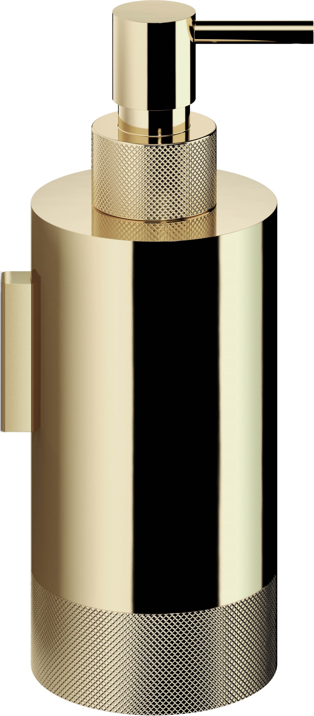 Dozownik do mydła Club złoty ścienny