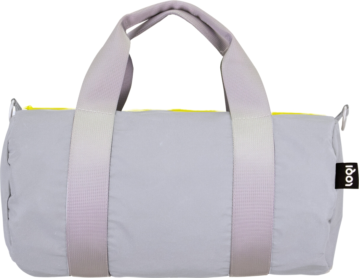 Torba LOQI Weekender Neon mini pomarańczowa z powłoką odblaskową