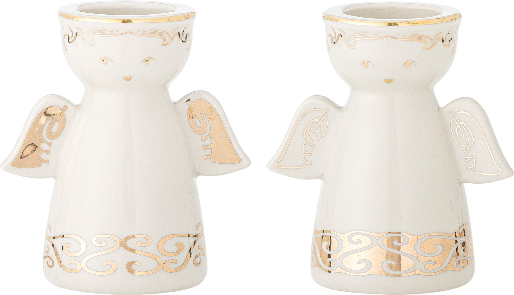 Świeczniki świąteczne Faella anioły 2 szt.