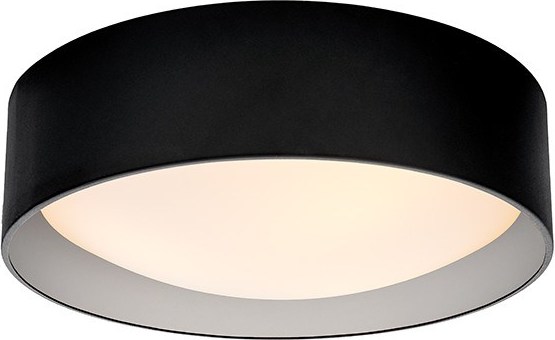 Plafon Vero L czerń i srebro