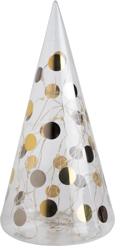 Lampion LED Raeder w kropki 25 cm