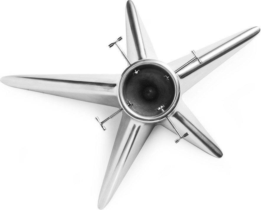 Stojak na choinkę Born in Sweden polerowane aluminium