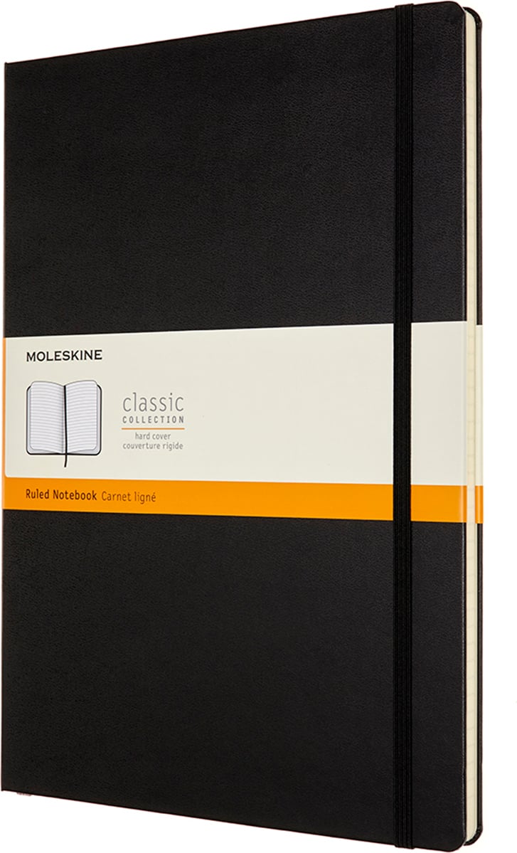 Notes w linię Moleskine Classic A4 192 strony czarny twarda oprawa