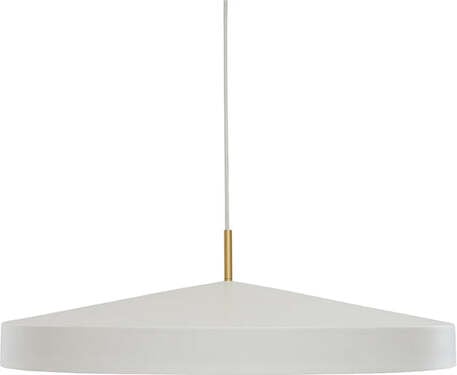 Lampa wisząca Hatto 65 cm biała