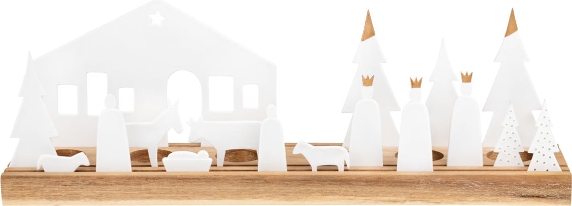 Świecznik na tealighty Raeder szopka 45,5 cm