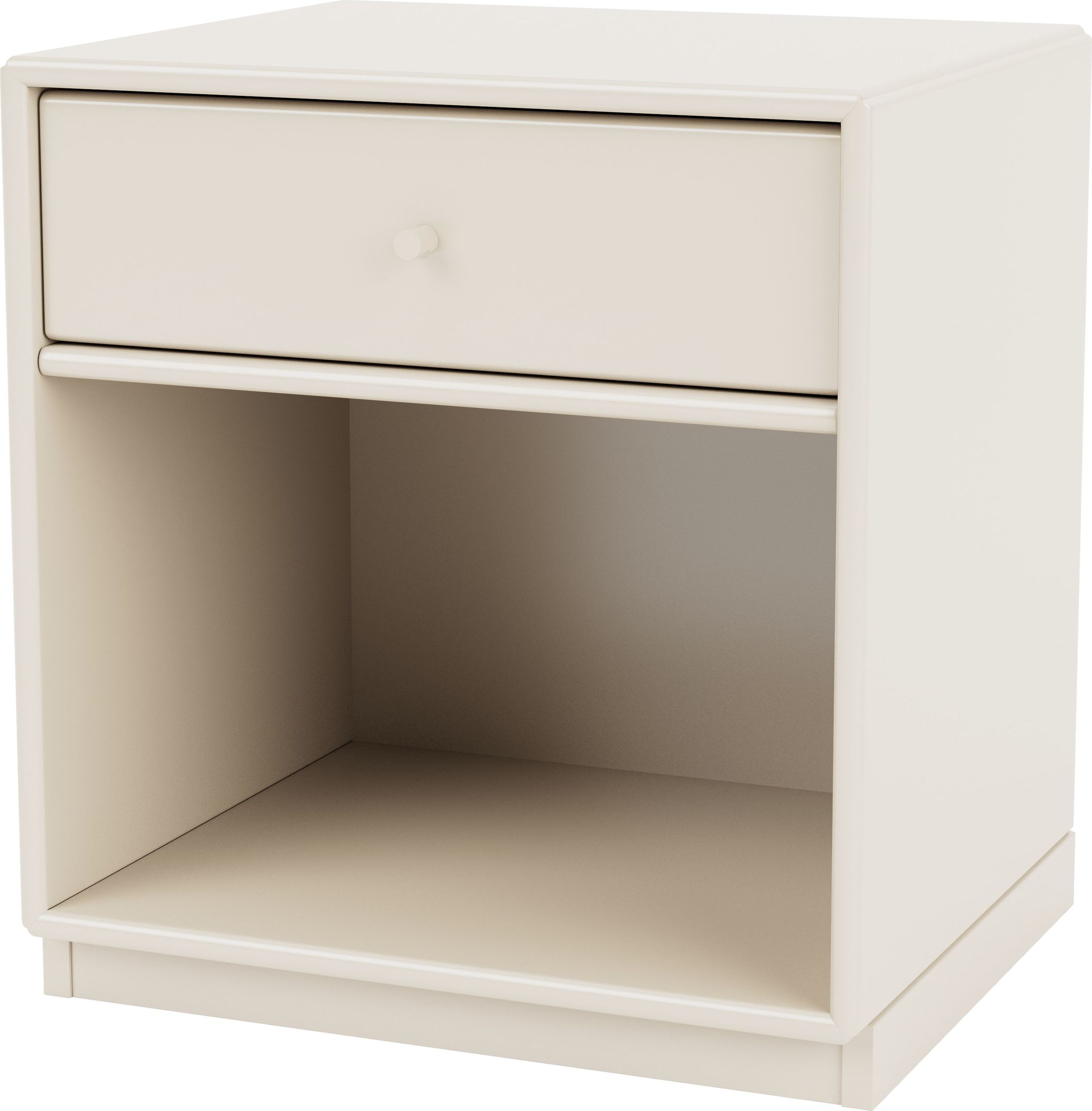 Szafka nocna Dream jasnobeżowa na cokole 3 cm