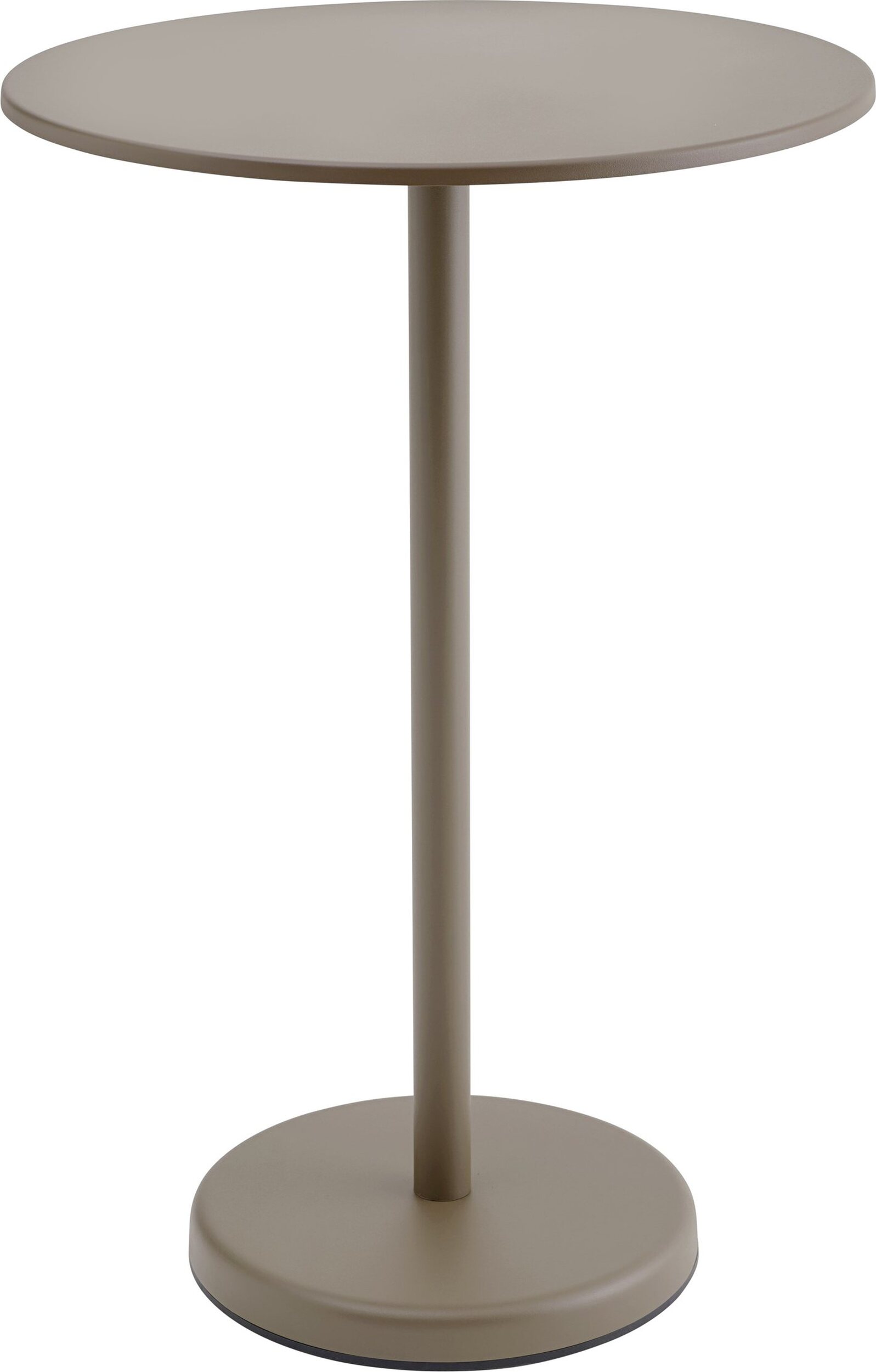 Stolik kawowy Linear okrągły 70 x 105 cm taupe