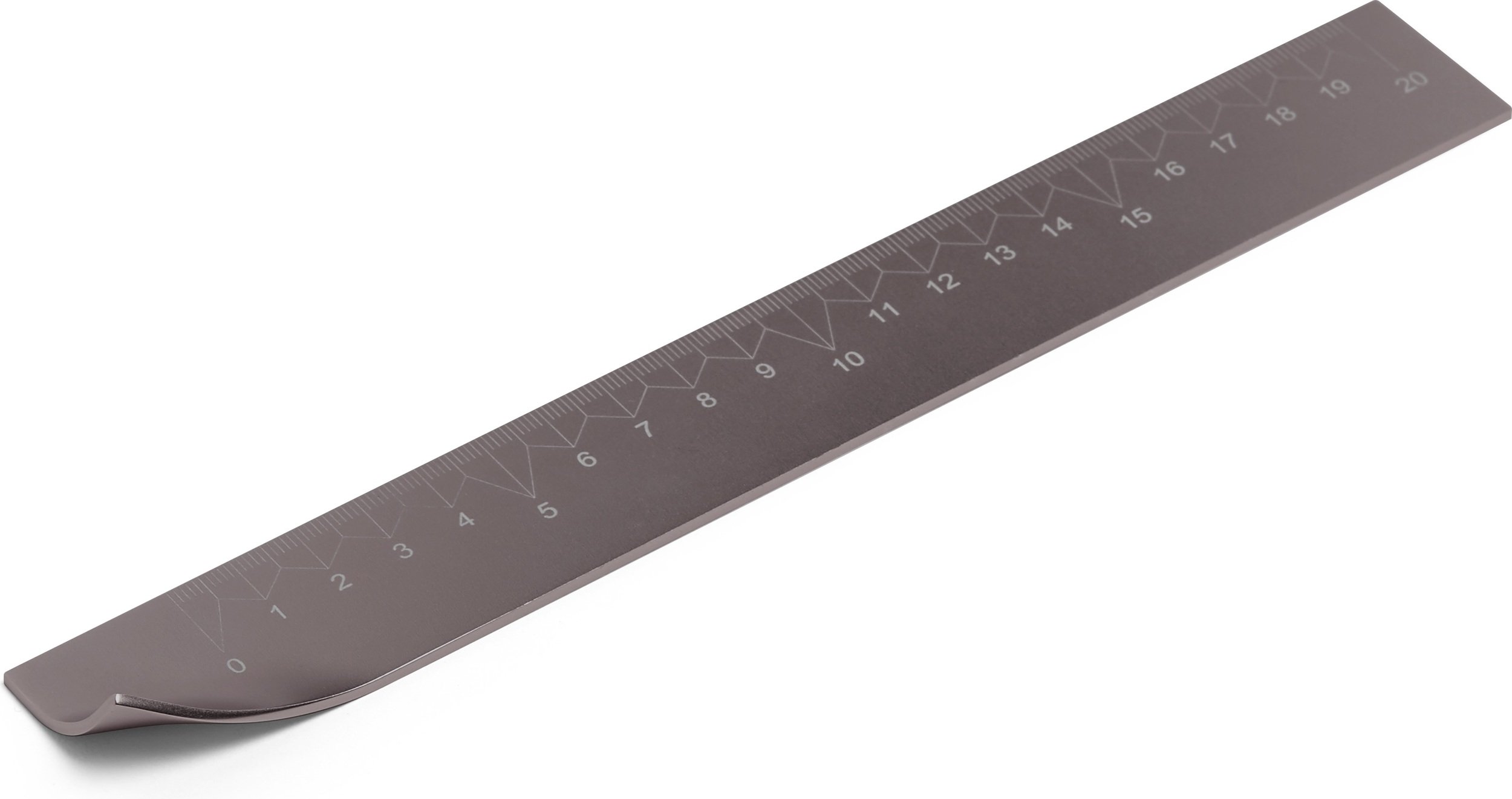 Linijka City 20 cm szara